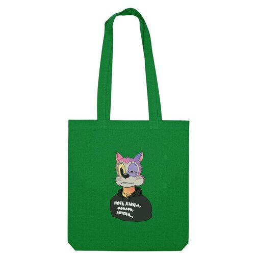 фото Сумка шоппер us basic, зеленый