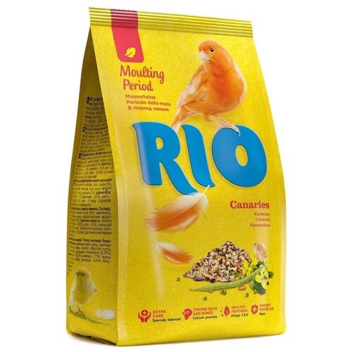 Корм RIO для канареек в период линьки, 500 г рио рио для канареек 500 г