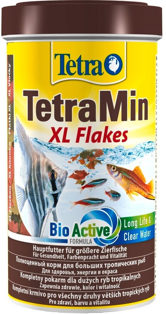 Корм для аквариумных рыб Tetra TetraMin Flakes XL 500 мл (хлопья крупные)