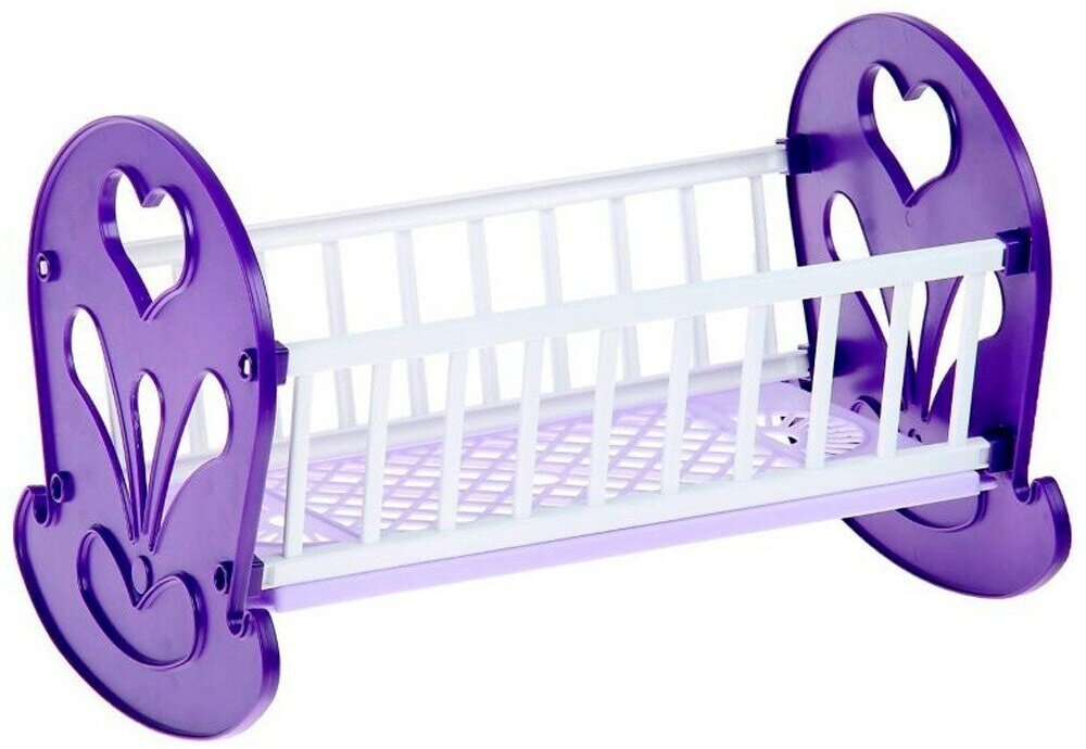Кровать-качалка. Фиолетовая