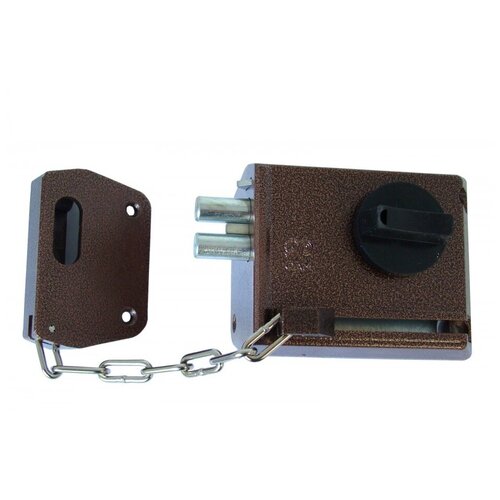 Замок накладной ПРО-САМ 3НД 1А-К(Л/М) полимерное покрытие левые (866)