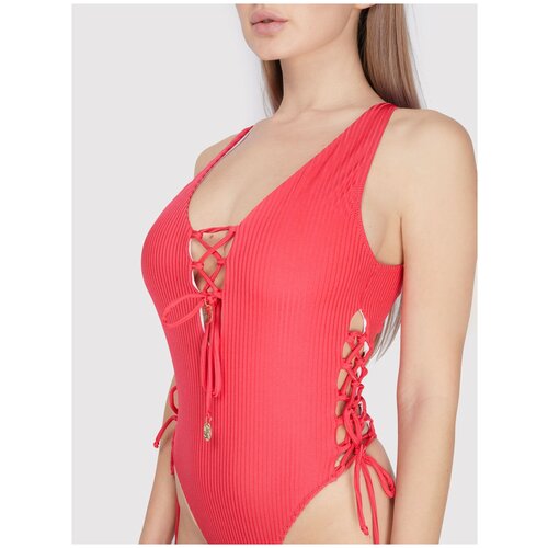 фото Купальник слитный с эффектной шнуровкой по бокам cotazur ru 46 / eu 40 / m