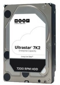 Жесткий диск HDD 1Tb Western Digital, SATA-III, 128Mb, 7200rpm, Ultrastar DC HA210 (HUS722T1TALA604), (1W10001)