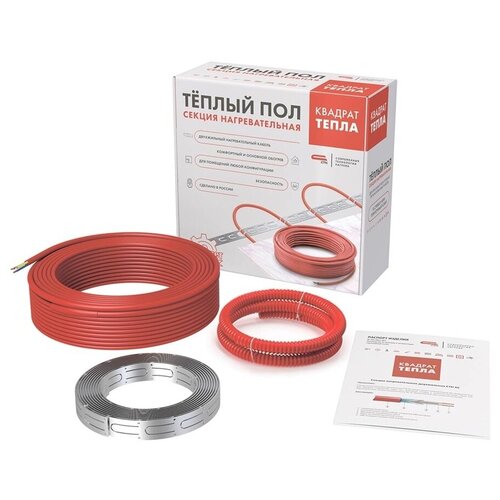 Теплый пол СТН КС Квадрат тепла 75-10 кв м 1500 Вт 83 м 9114₽