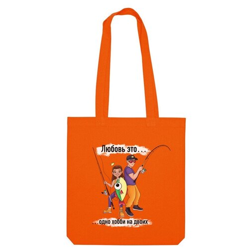 фото Сумка шоппер us basic, оранжевый