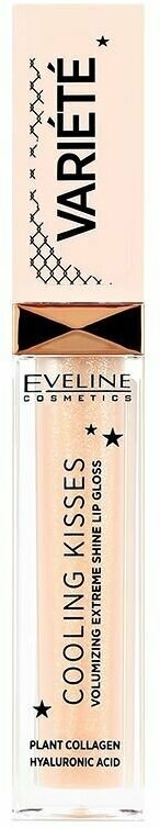 Блеск для губ EVELINE VARIETE COOLING KISSES тон 01 ice mint