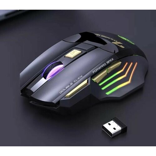 Беспроводная игровая мышь iMICE GW X7, 3200DPI , RGB, бесшумная