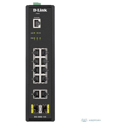 Коммутатор промышленный управляемый D-link DIS-200G-12SA1A 6072000₽