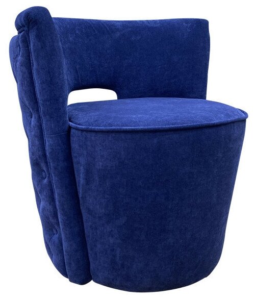 Кресло Таймекс классика размер: 66 х 60 см, текстиль цвет синий - фотография № 1