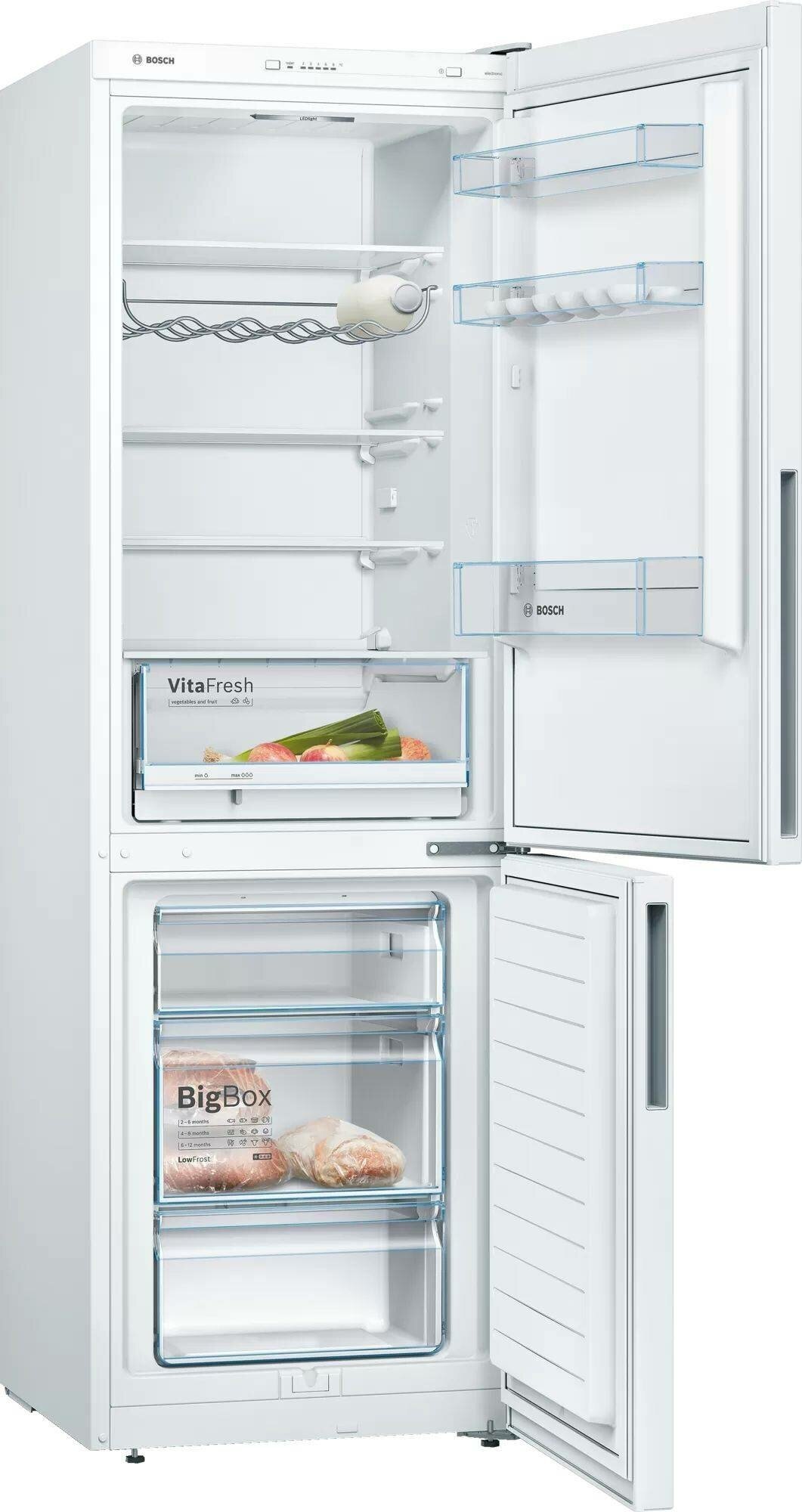 Холодильник Bosch KGV36VWEA белый - фотография № 4