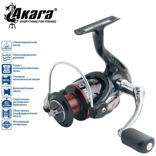 фото Катушка безынерционная akara fish point fpf
