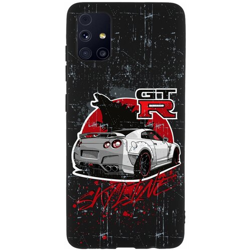 Силиконовый чехол Mcover на Samsung Galaxy M31s с рисунком Машина Nissan GTR Skyline силиконовый чехол mcover на samsung a73 с рисунком nissan gtr skyline