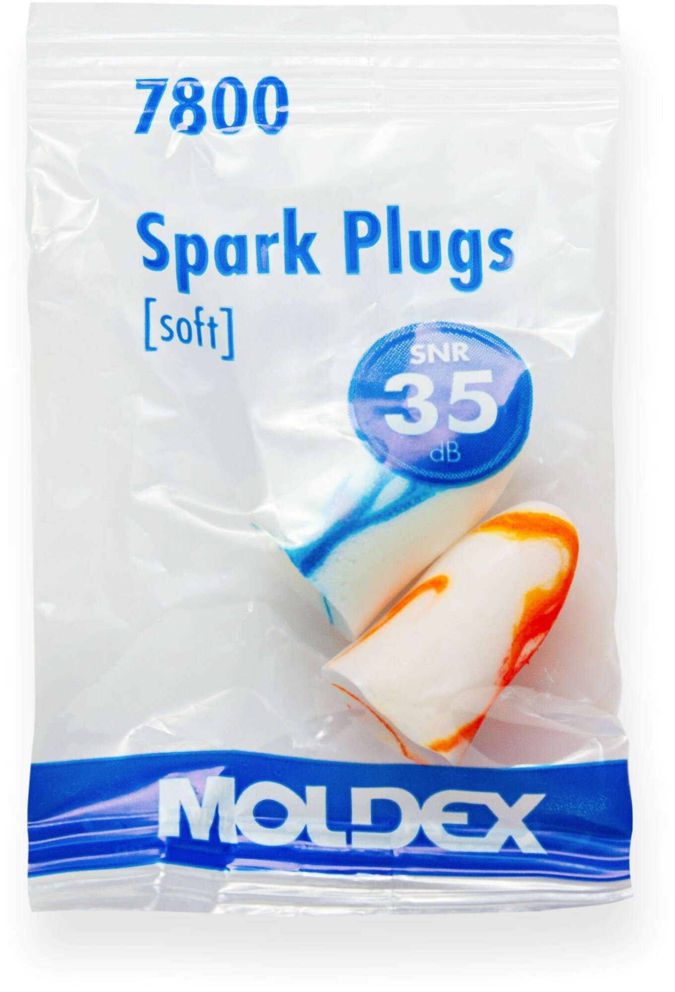 Беруши противошумные Moldex Spark Plugs 7800 5 пар (10 штук) для сна с защитным кейсом - фотография № 3