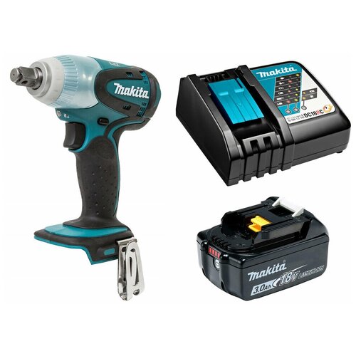 Гайковерт аккумуляторный 18В 230Нм - 12 Makita DTW251 Li-Ion 1x3Ач зу DTW251RF 2504000₽