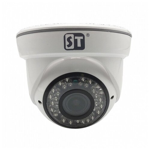 Купольная IP-камера Space Technology ST-S2544 Light POE Белый (2,8-12mm)