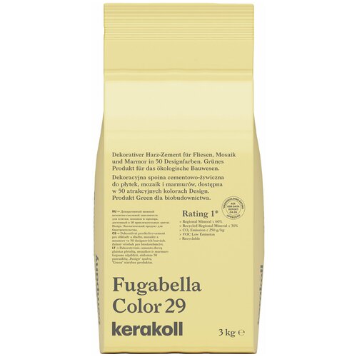 Декоративная затирка Kerakoll Fugabella Color 0-20 3кг №29