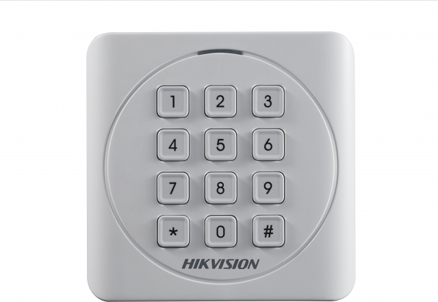 Считыватель EM карт с механической клавиатурой Hikvision DS-K1801EK