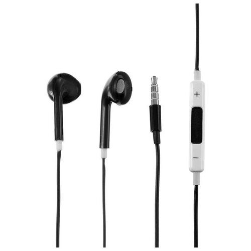 Наушники LuazON VBT 12 вкладыши микрофон чёрные 475₽