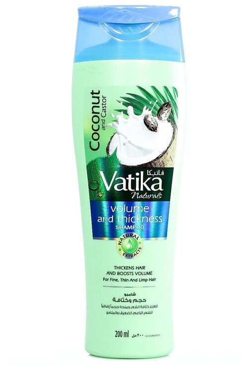 Vatika / Шампунь/ Для придания объема/Dabur VATIKA Naturals / 200мл/ Объединенные Арабские Эмираты