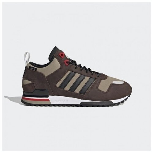 Кроссовки adidas ZX700 WINTER CP, полнота 10, размер 8UK, красный, коричневый кроссовки adidas полнота 10 размер 8uk красный коричневый