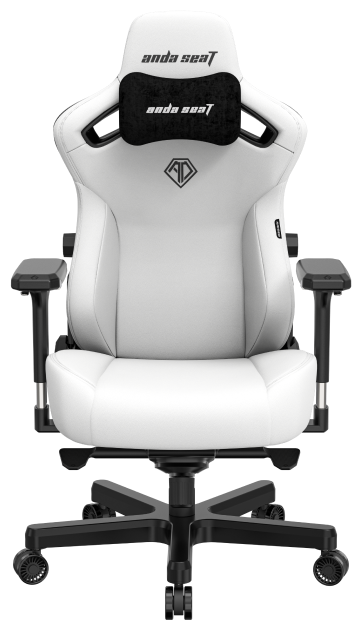 Компьютерное кресло Anda Seat Kaiser 3 XL игровое, обивка: искусственная кожа, белое (cloudy white)