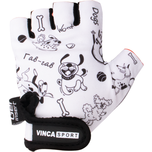 Перчатки Vinca Sport, черный, белый