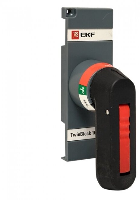 Рукоятка управления для прямой установки на рубильники TwinBlock 160-250А | код tb-160-250-fh | EKF (10шт. в упак.)