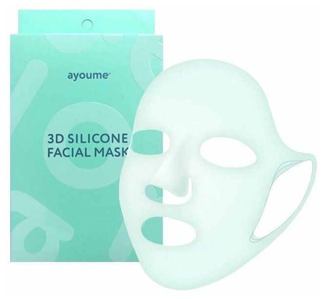 Маска силиконовая, 3D Silicone Facial Mask, Ayoume, 8806358593445