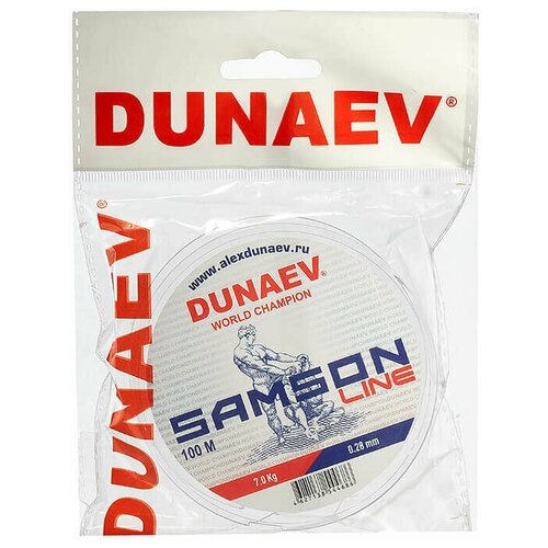 Леска Dunaev Samson 0.28мм (7 кг) 100м