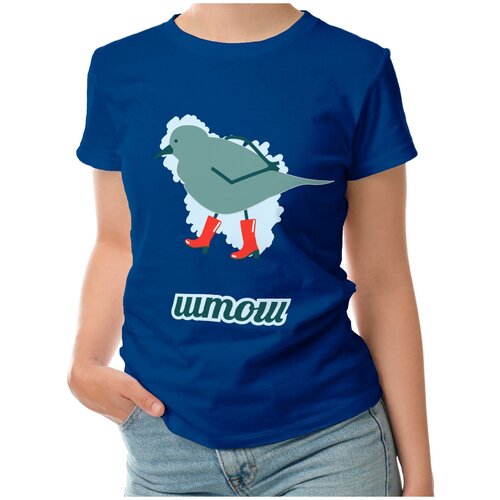 фото Футболка roly, размер l, синий