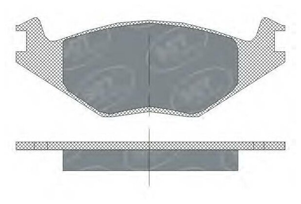 Передние колодки sct germany SP115