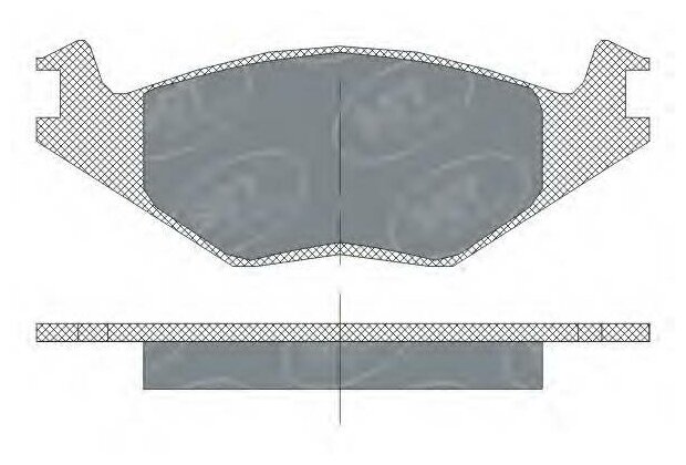 Передние колодки sct germany SP115