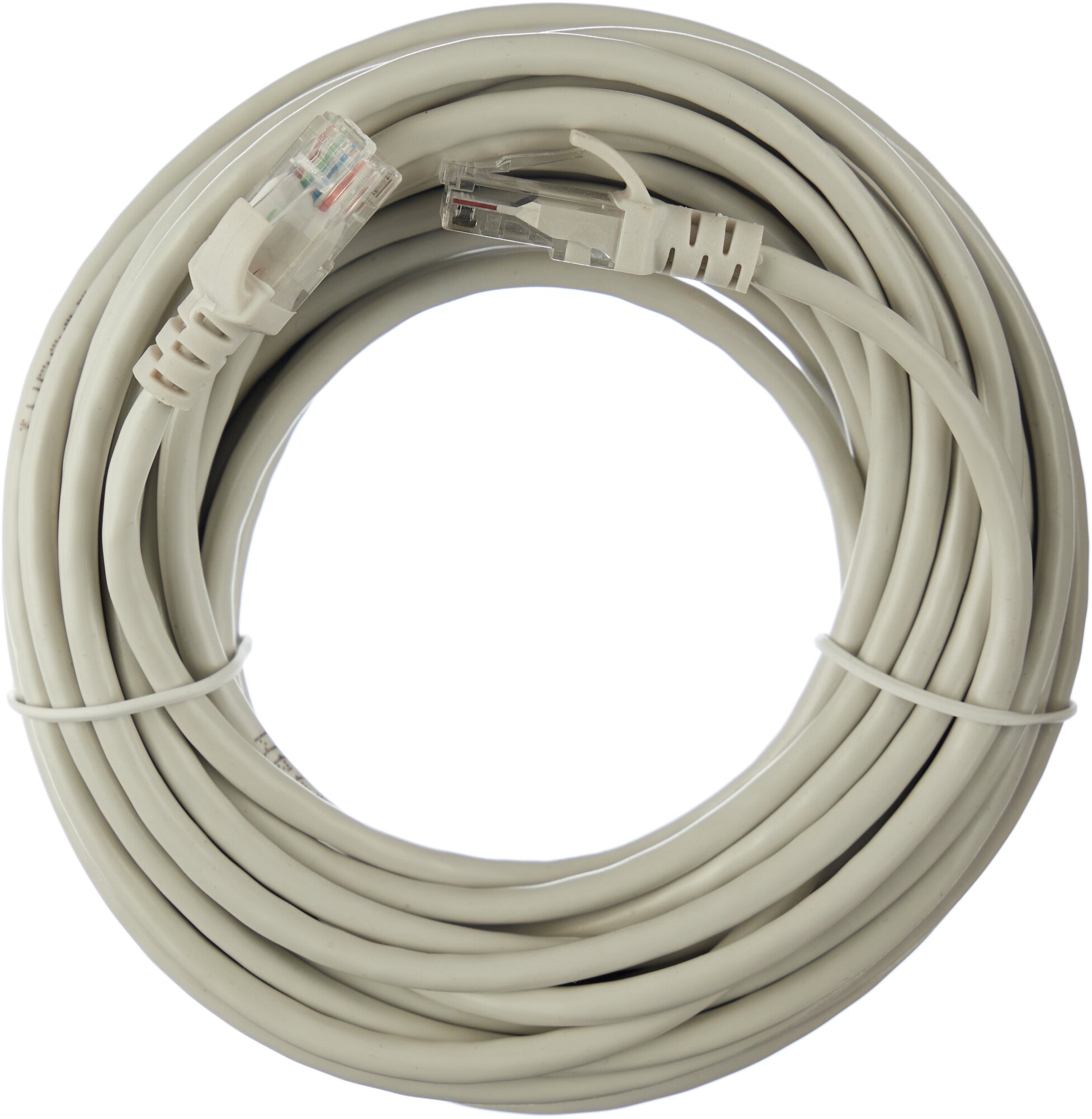 LAN кабель витая пара ZDK Внутренний CCA, интернет кабель для использования внутри помещения,10 метров, серый