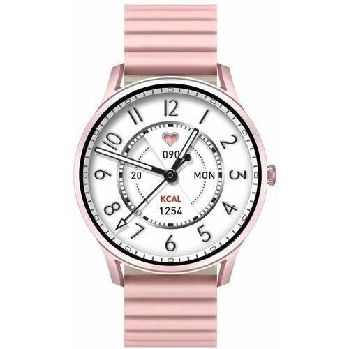 Смарт-часы ARK Kieslect Lady Lora, 45.7мм, 1.32, розовый / розовый kieslect умные часы l13 lora pink kieslect умные часы kieslect smart calling watch l13 lora pink l13 pink