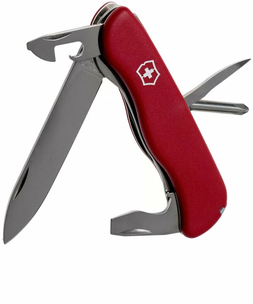 Нож перочинный Victorinox TRAILMASTER (0.8463) 111мм 12функций красный - фото №11