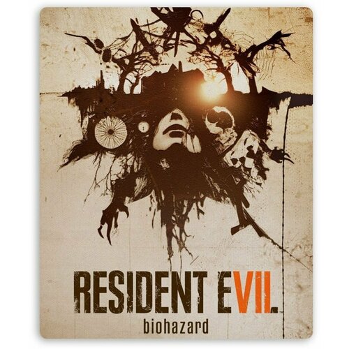 Коврик для мышки прямоугольный Resident Evil 7: Biohazard коврик для мышки круглый resident evil 7 biohazard