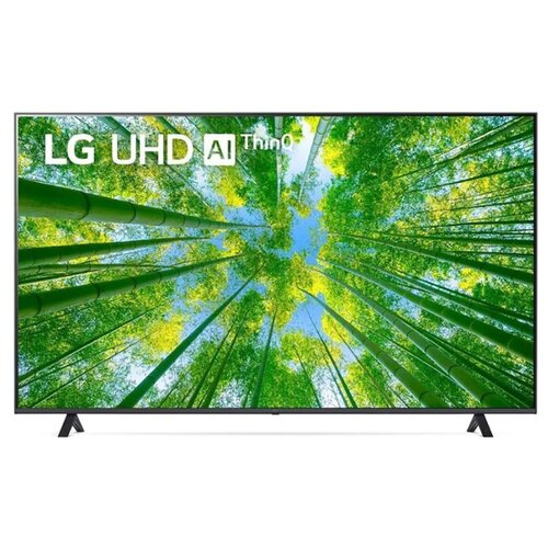 Телевизор LG 55 LED UHD Smart TV webOS Звук 20 Вт 2x10 Вт 3xHDMI 2xUSB RJ-45 Металлический серый 55UQ80006LB ADKFLJD 4210000₽