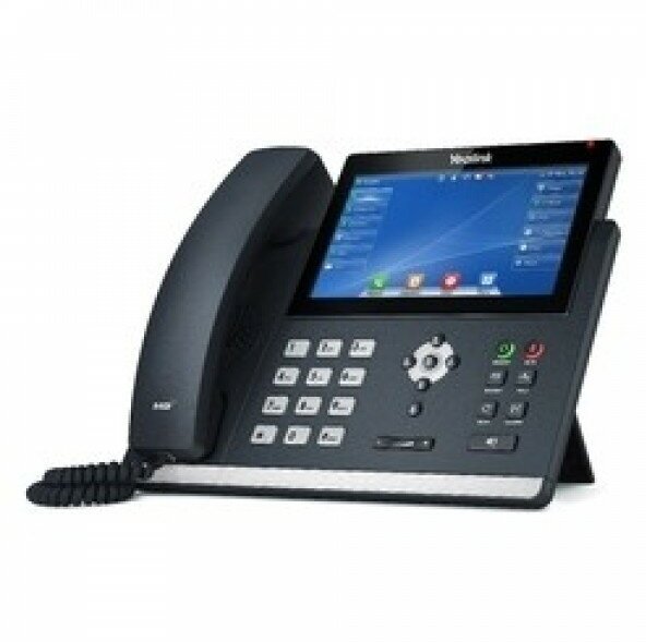 Yealink VoIP-телефон YEALINK SIP-T48U цветной сенсорный экран, 16 аккаунтов, BLF, PoE, GigE, без БП