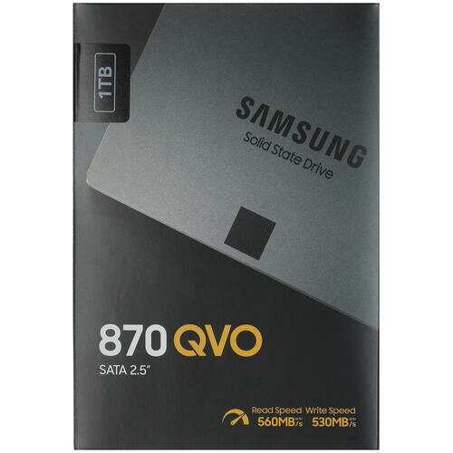 Твердотельный накопитель Samsung 870 QVO 1 ТБ SATA MZ-77Q1T0BW - фотография № 20