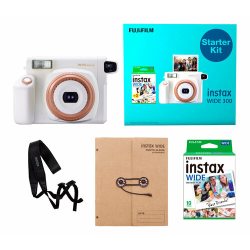 Фотоаппарат моментальной печати Fujifilm Instax Wide 300 Starter Kit Toffee 2399000₽