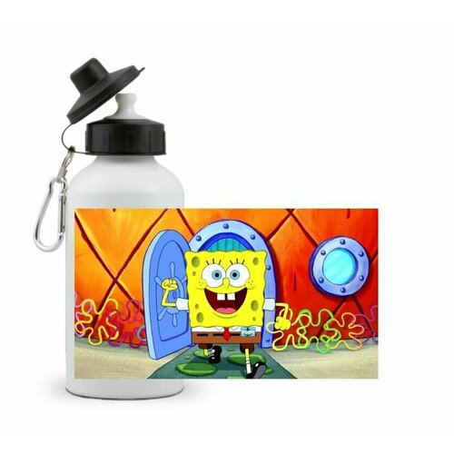 фото Спортивная бутылка губка боб, spongebob №12 goodbrelok