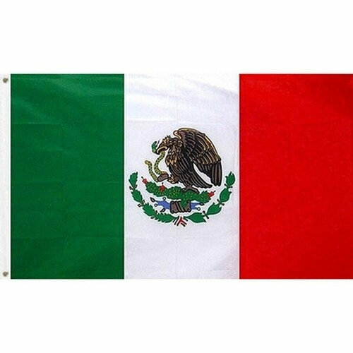 Флаг Мексиканский 150х90 см мексиканская вечеринка