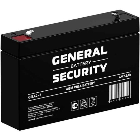 Аккумулятор General Security GSL7.2-6