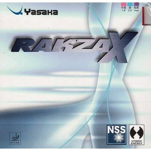 Накладка для н/тенниса Yasaka Rakza X, Red, Max