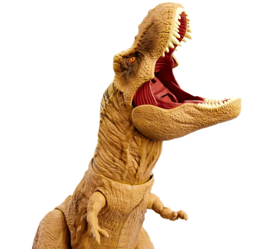 Динозавр Jurassic World Tyrannosaurus Rex Dino Trackers Mattel - Тиранозавр Рекс со звуком 52 см HNT62 — фото 1