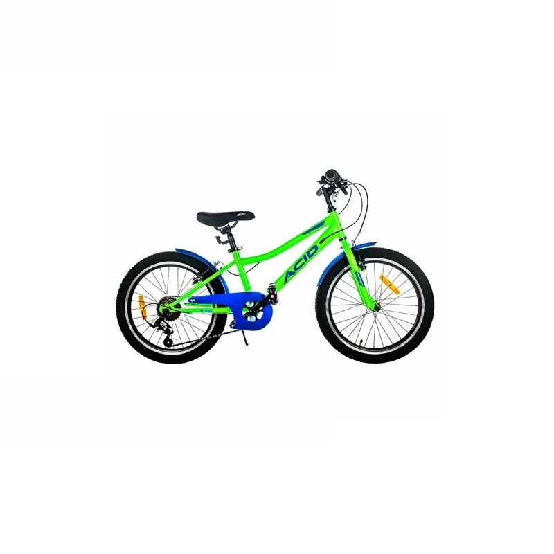 фото Велосипед ACID G 220 колеса 20", 7 скоростей, детский, Neon green/Blue