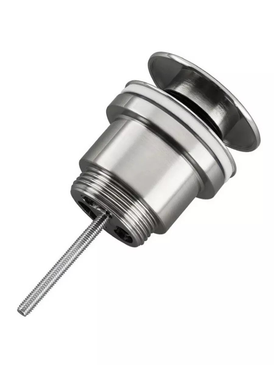 Донный клапан Frap F62-5, латунь, цвет сатин, для раковины, механический — фото 1