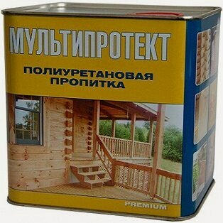 Изображение товара Пропитка мультипротект Универсальная полиуретановая износостойкая 2,4л
