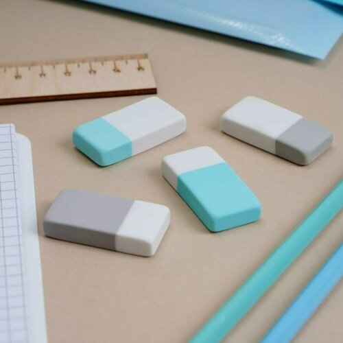 Набор канцелярских ластиков Hupper Dupper 8 штук для школы и офиса 377₽