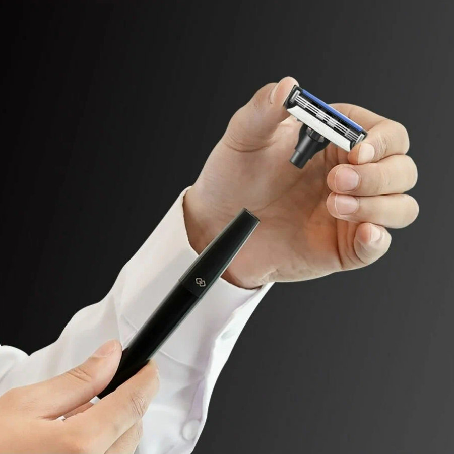 Изображение Сменные лезвия Lemon H300/H600, 4 штуки в упаковке, черные, 5 лезвий, без станка, черные